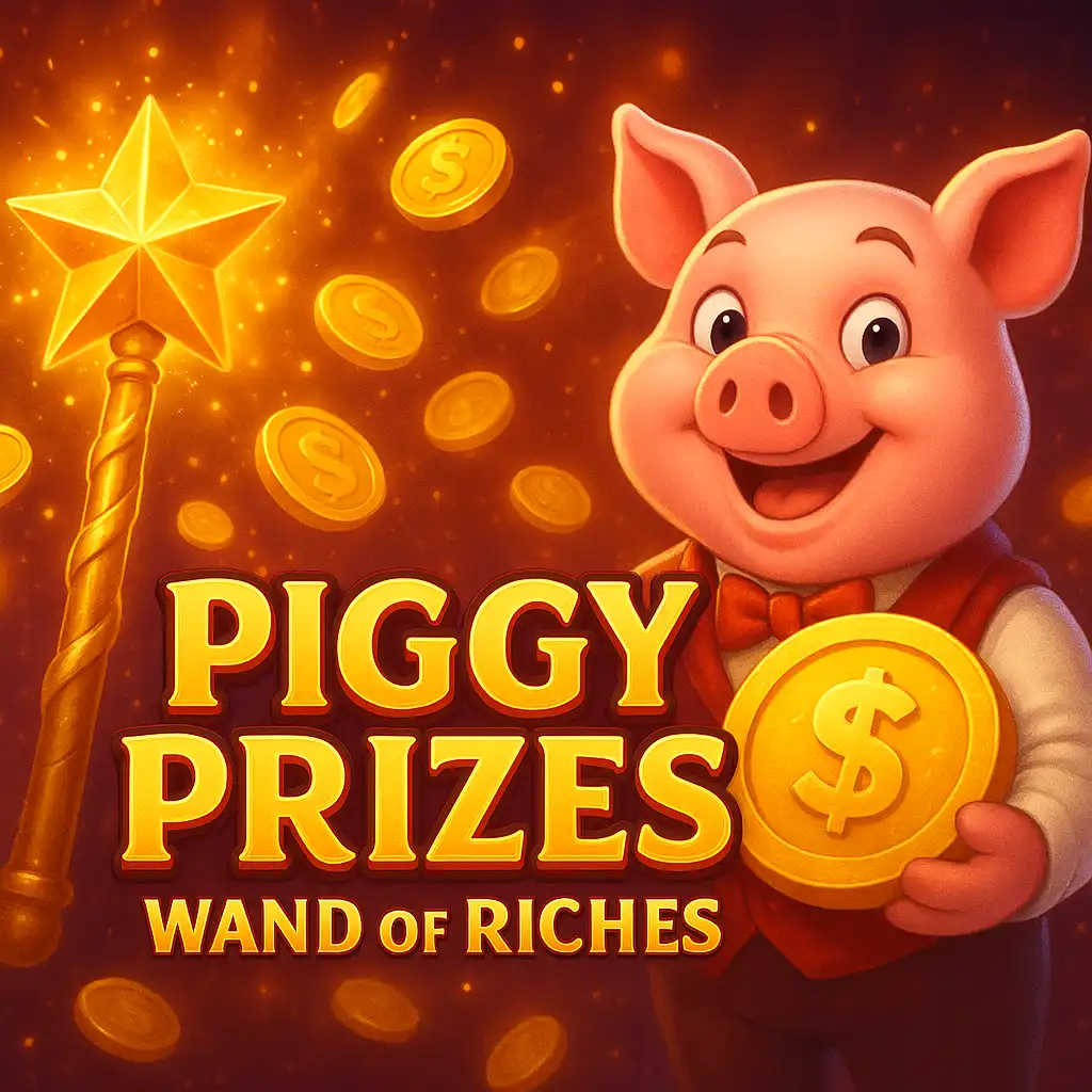 Piggy Prizes Wand of Riches slot game at JossCasino